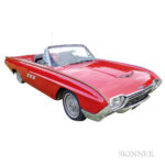 1963 Ford Thunderbird Convertible, VIN #3Y85Z103443, odometer reads approx. 120,507 miles (Estimate: $18,000-22,000)