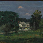 John French Sloan (American, 1871-1951), White House, Pennsylvania (Lot 335, Estimate: $15,000-20,000)