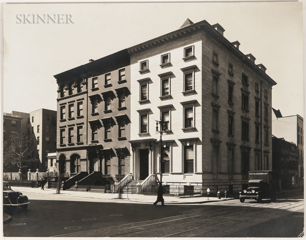 Berenice Abbott (American, 1898-1991) Fifth Avenue, Nos. 4, 6, 8, Manhattan, 1936 (Lot 115, Estimate: $2,000-3,000)