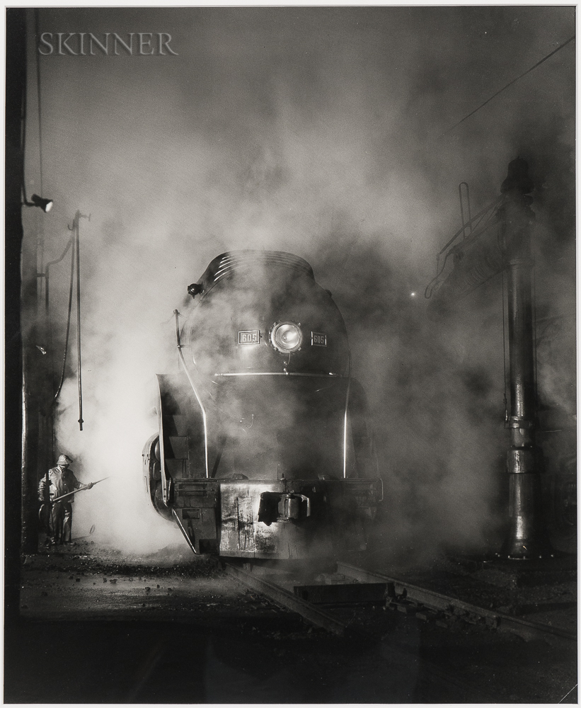 O. Winston Link (American, 1914-2001) Washing J Class 605, Shaffer
