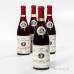 Louis Latour Aloxe Corton Latour Les Chaillots Rouge 1976, 4 bottles (Estimate: $125-175)