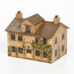Polychrome Painted House-form Tea Caddy, England, late 19th/early 20th century (Lot 1132, Estimate: $400-600)