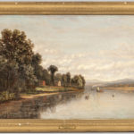 Charles B. Russ (Massachusetts/New Hampshire, 1825-1920) River Landscape (Lot 1150, Estimate: $400-600)