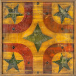 Star-decorated Parcheesi Game Board, late 19th century (Lot 1299, Estimate: $800-1,200)