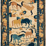 Ningsha Rug, western China, early 19th century (Lot 155, Estimate: $1,500-1,800)