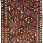 Yomud Kejase-gul Carpet, Central Asia, c. 1800 (Lot 131, Estimate: $2,000-3,000)
