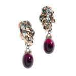 Arts and Crafts, Silver, Gold, and Glass Earrings, Hazel French (Lot 1046, Estimate: $800-1,200)