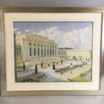Frederick Samuel Beaumont (British, 1861-1954) Watercolor of Palais des Nations, Genève (Lot 1274, Estimate: $400-600)