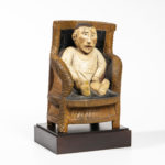 Carved and Painted Baby in a Chair Figure, possible Upstate New York, late 19th century (Lot 64, Estimate: $5,000-7,000)