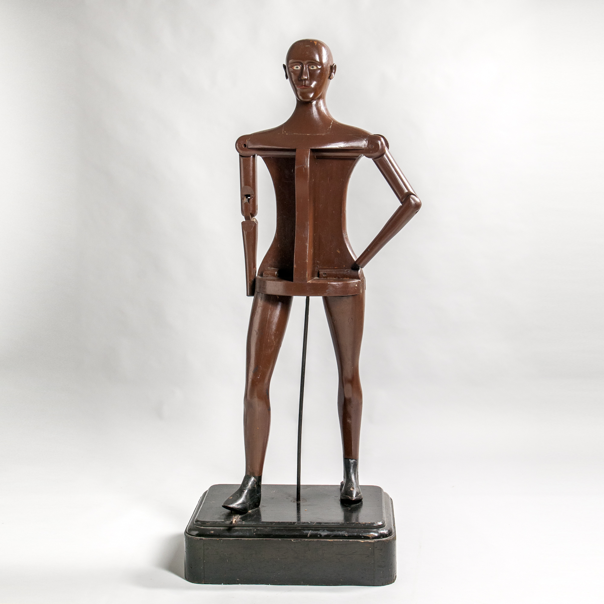 Carved and Painted Articulated Trade Figure, America, 1900-10 (Lot 25, Estimate: $6,000-8,000)