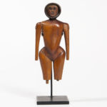 Carved Female Doll Figure in a Bonnet, 19th century (Lot 1, Estimate: $1,500-2,500)