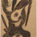 Thornton (Buck) Dial, Sr. (Alabama, 1928-2016), “A Sexual Lady and a Sexual Cat” (Lot 99, Estimate: $2,000-3,000)