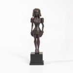 Carved Wood Figure of a Woman Lifting Her Skirt, America, c. 1925-35 (Lot 8, Estimate: $3,000-5,000)