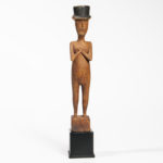 Carved Androgynous Figure in a Top Hat, America, c. 1869-70 (Lot 9, Estimate: $8,000-12,000)