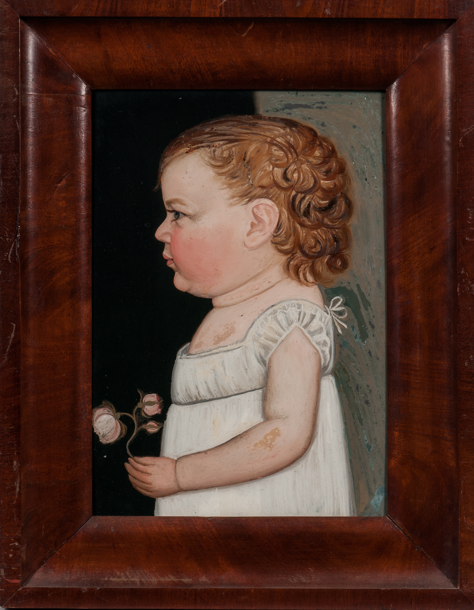 Benjamin Greenleaf (Massachusetts/New Hampshire, 1769-1821) Portrait of a Baby Girl (Lot 124, Estimate: $6,000-8,000)