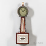 New England Patent Timepiece or "Banjo" Clock, c. 1805 (Lot 1545, Estimate: $1,000-1,500)