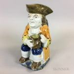 Staffordshire Pratt-type Ceramic Toby Jug (Lot 1764, Estimate: $300-500)