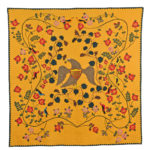 Remarkable Pieced and Appliqued Cotton Civil War Memorial Quilt, made by Mary Bell Shawvan, c. 1863 (Lot 65, Estimate: $40,000-60,000)