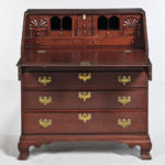 Carved Cherry Slant-lid Desk, Connecticut, c. 1800 (Lot 127, Estimate: $2,000-4,000)