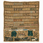 Needlework Sampler “Hannah Byrn,” made at Sarah Stivours’ School, Salem Massachusetts, dated 1788 (Lot 85, Estimate: $1,500-2,500)