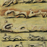 Henry Moore (British, 1898-1986), Reclining Figures, Unsigned, inscribed
