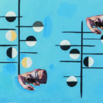 David Salle (American, b. 1952) Seven Stage Designs for The Elizabethan Phrasing of the Late Albert Ayler, 1986, mixed media (Estimate: $10,000-15,000)