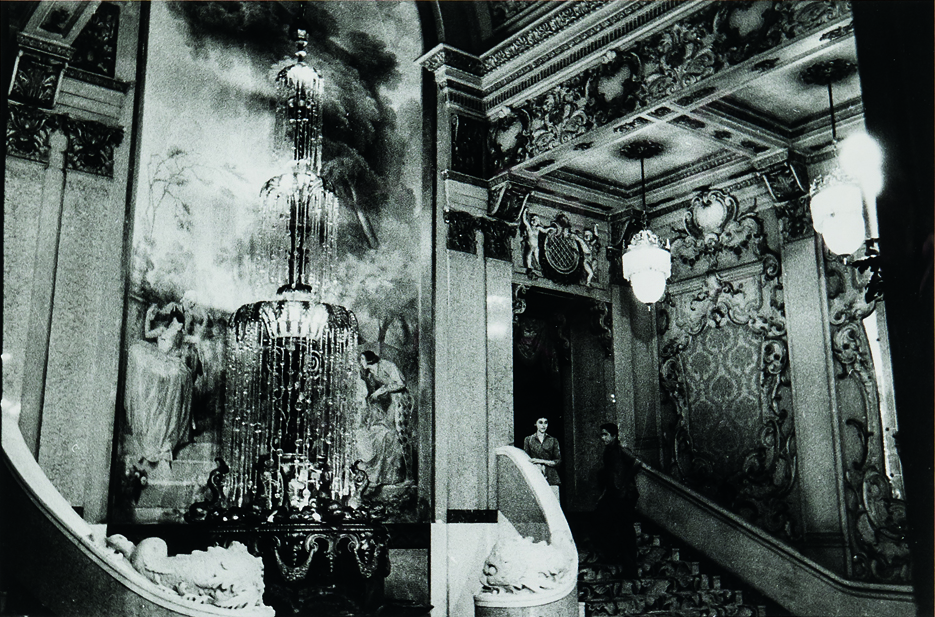 Robert Frank (Swiss, b. 1924), Interior with Chandelier, 1950s, printed later, gelatin silver print (Lot 127, Estimate: $2,000-3,000)