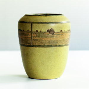 rare annie e aldrich and sarah tutt marblehead pottery vase