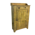 Country Mustard-painted Pine Cupboard (Lot 84, Estimate: $400-600)