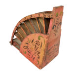 Painted and Stenciled Countertop Bag Rack (Lot 140, Estimate: $300-500)