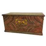 Grain-painted Pine Six-board Chest (Lot 142, Estimate: $300-500)