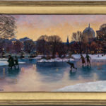 Harley Bartlett, Ice Skaters at Dusk at the Public Garden, Boston (Lot 1244, Estimate: $600-1,200)