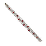 Ruby and Diamond Bracelet, Chaumet (Lot 85, Estimate: $50,000-60,000)