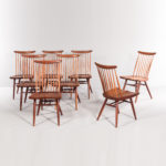 Eight George Nakashima (1905-1990) New Chairs (Lot 449, Estimate: $10,000-15,000)
