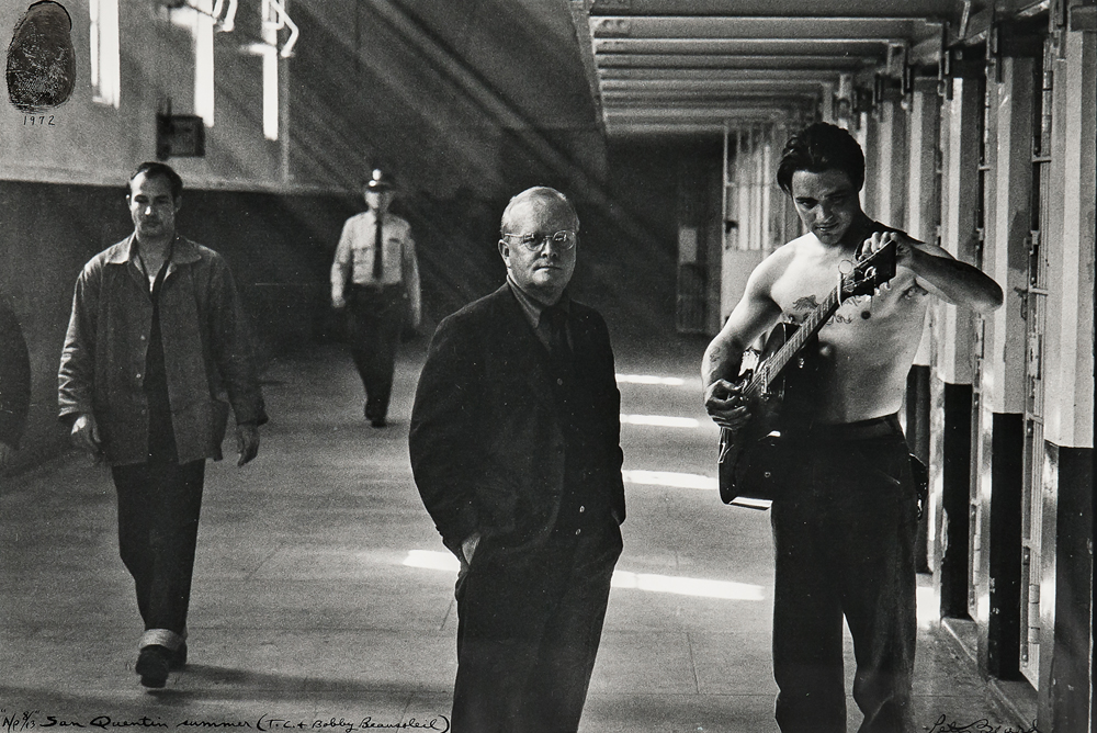 Peter Beard (American, b. 1938) San Quentin Summer (T.C.+ Bobby Beausoleil), 1972 (Lot 122, Estimate: $400-600)