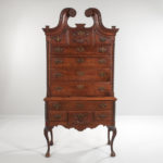 Queen Anne Connecticut-type Carved Cherry High Chest (Lot 322, Estimate: $4,000-6,000)