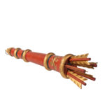 Carved and Painted Wood Odd Fellows Quiver of Arrows (Lot 1790, Estimate: $800-1,200)