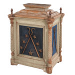 Gray- and Blue-painted Odd Fellows Altar (Lot 1794, Estimate: $300-500)