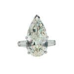 Platinum and Diamond Solitaire, 7.87 cts. (Lot 190, Estimate: $18,000-22,000)