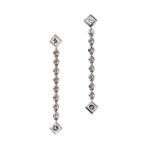 Platinum and Diamond Grace Earrings, Tiffany & Co. (Lot 1173, Estimate: $1,000-1,500)