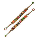 Antique Pair of Gem-set Bracelets, India (Lot 1057, Estimate: $800-1,200)