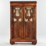 Biedermeier-style Mahogany Cabinet (Lot 1045, Estimate: $500-1,000)
