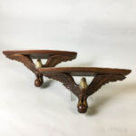 Pair of Carved and Painted Walnut Eagle Brackets (Lot 1121, Estimate: $200-400)