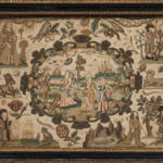 Stumpwork Picture with the Four Seasons, England, 17th century (Estimate: $2,500-3,500)