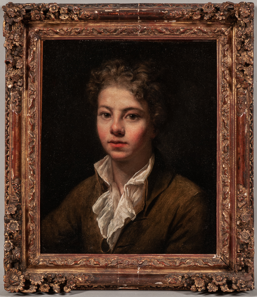 Jean-Baptiste Greuze (French, 1725-1805), Portrait of a Young Man (Lot 220, Estimate: $15,000-25,000)
