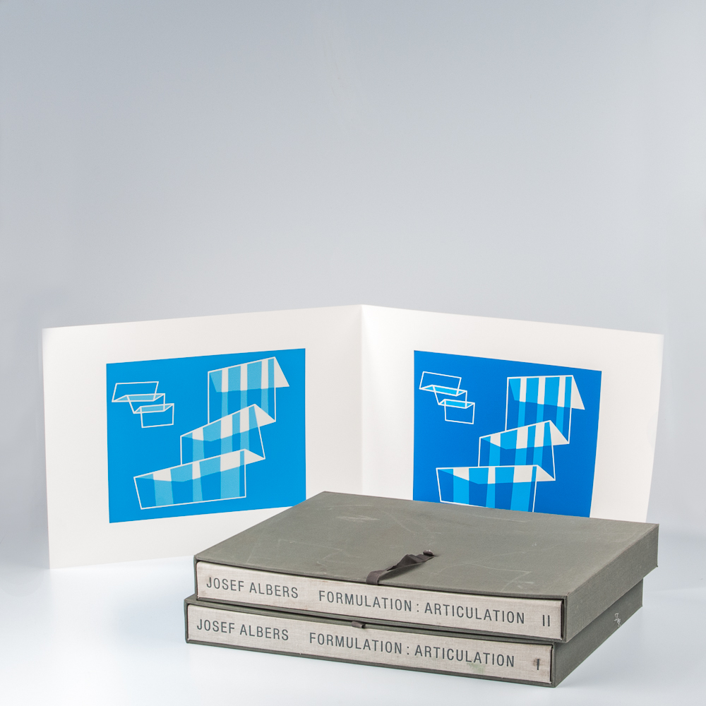 Josef Albers (German/American, 1888-1976), The Double Portfolio <i>Formulation: Articulation</i> (Lot 63, Estimate: $5,000-7,000)
