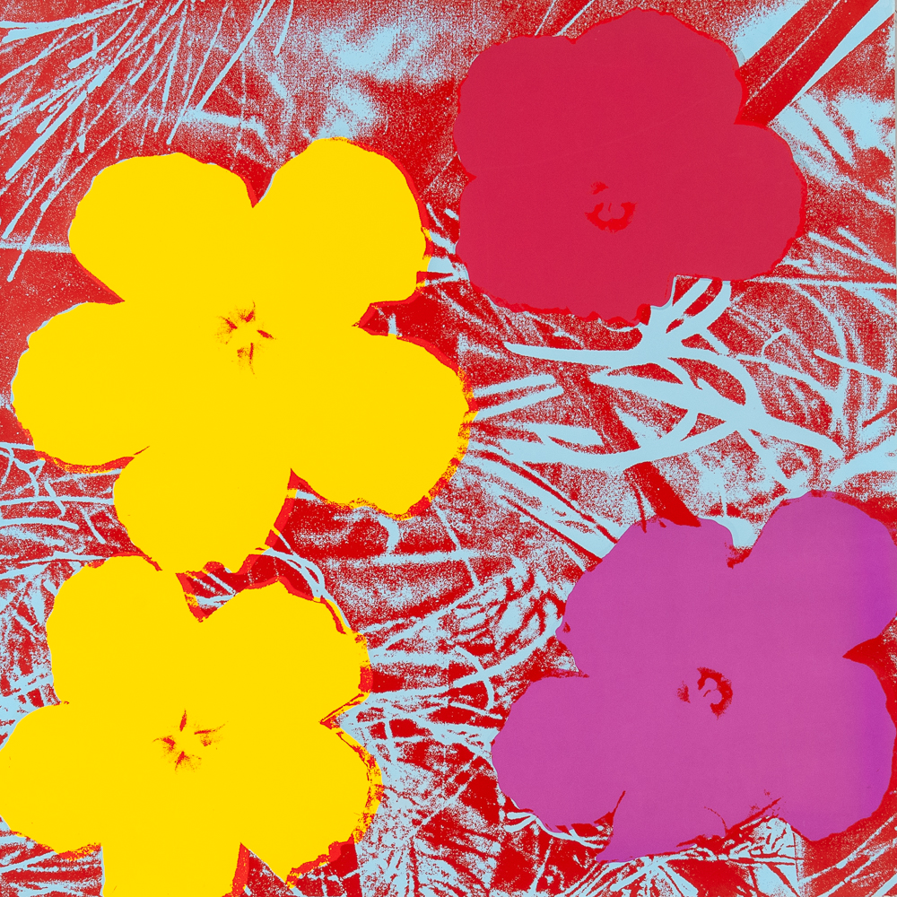Andy Warhol (American, 1928-1987), <i>Flowers</i> (Lot 116, Estimate: $20,000-30,000)