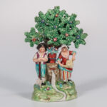 Staffordshire Bocage Gardener Group (Lot 404, Estimate: $400-600)