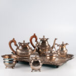 Seven-piece Portuguese Silver Tea and Coffee Service (Lot 50, Estimate: 2,5000-3,500)