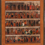 Russian Menological Icon for April (Lot 354, Estimate: $700-900)
